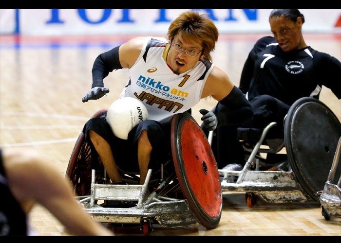 2015ジャパンパラウィルチェアーラグビー競技大会　　　　写真／竹見脩吾