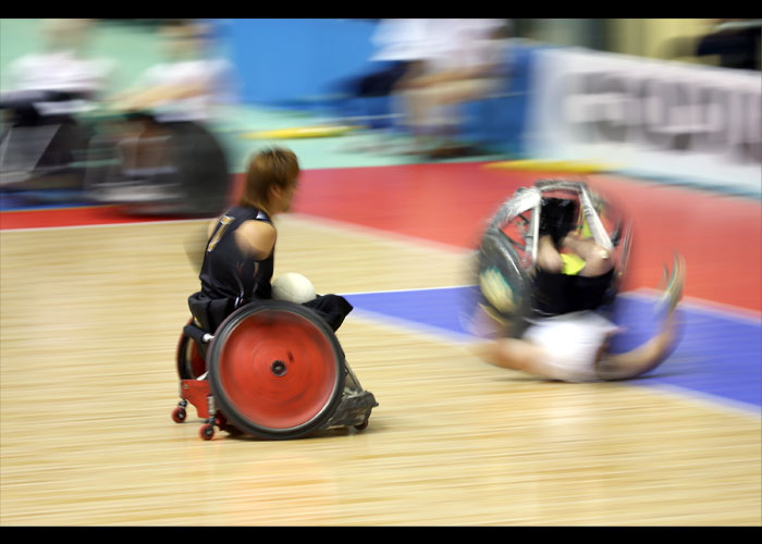 2015ジャパンパラウィルチェアーラグビー競技大会　　　　写真／竹見脩吾