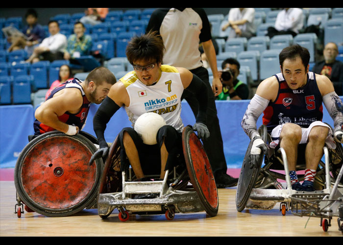 2016ジャパンパラウィルチェアーラグビー競技大会　　　　写真／阿部謙一郎