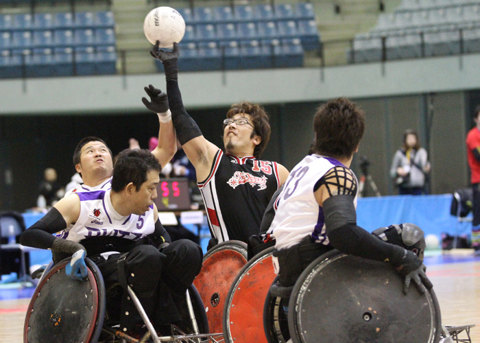 第15回ウィルチェアーラグビー日本選手権大会　　　　　写真／阿部謙一郎