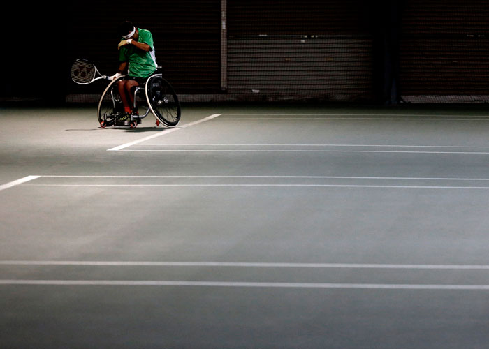 第24回NEC全日本選抜車いすテニス選手権大会　　　　写真／竹見脩吾