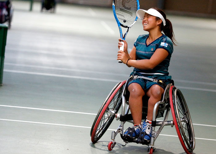 第24回NEC全日本選抜車いすテニス選手権大会　　　　写真／竹見脩吾