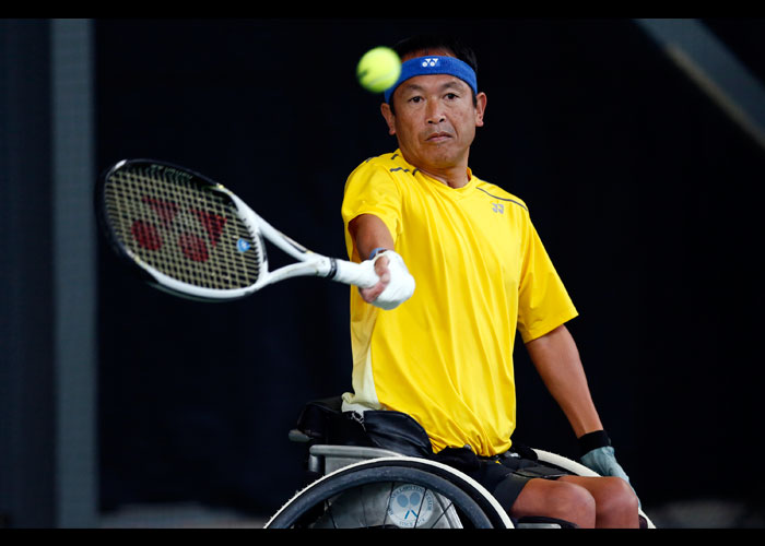 第25回 NEC全日本選抜車いすテニス選手権大会　　　　写真／竹見脩吾