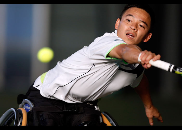 第25回 NEC全日本選抜車いすテニス選手権大会　　　　写真／竹見脩吾