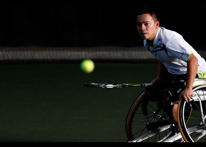 第25回 NEC全日本選抜車いすテニス選手権大会　　　　写真／竹見脩吾