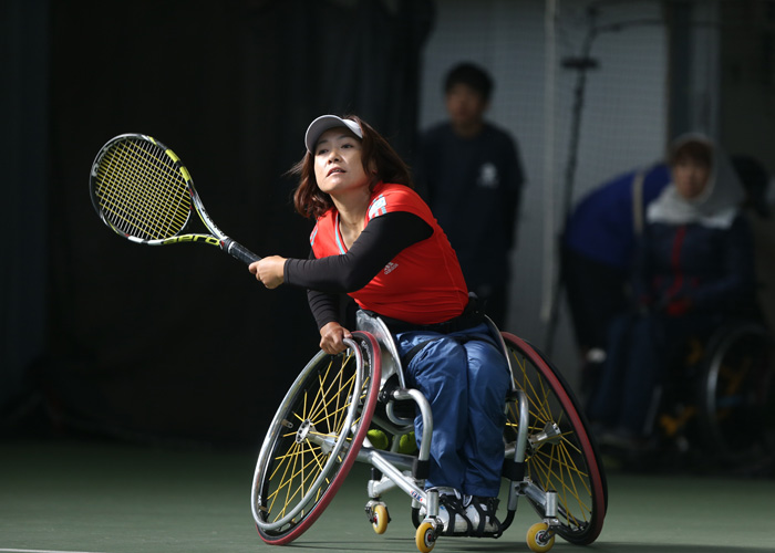 第23回 NEC全日本選抜車いすテニス選手権大会　　　　写真／阿部謙一郎