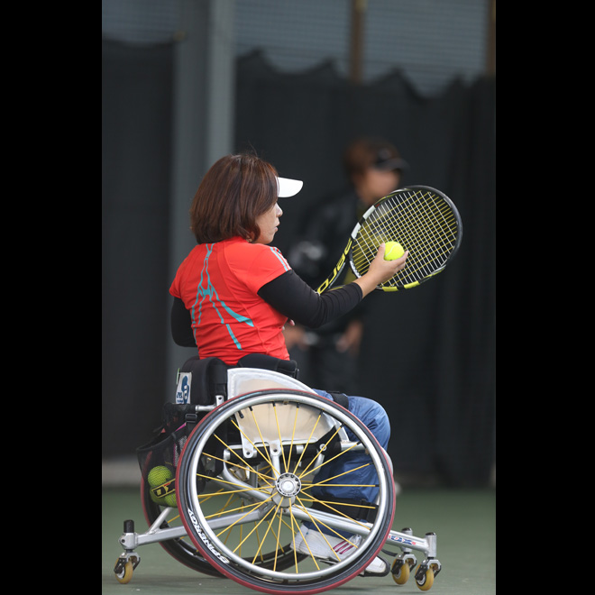 第23回 NEC全日本選抜車いすテニス選手権大会　　　　写真／阿部謙一郎