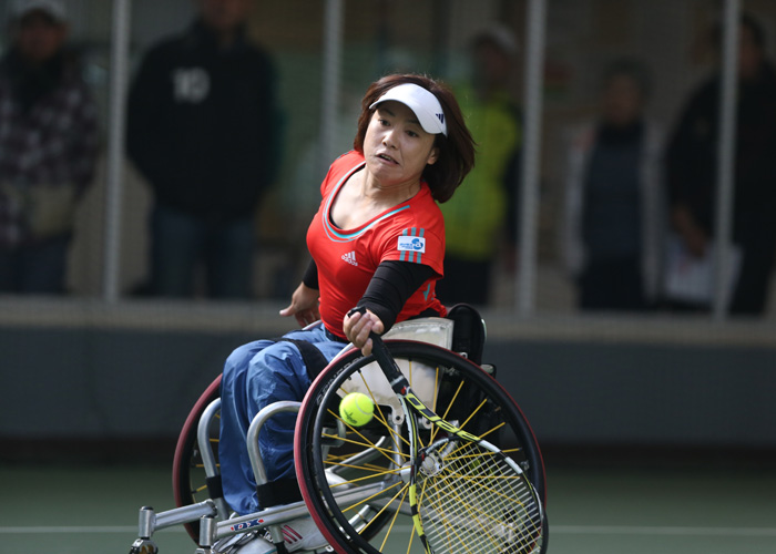 第23回 NEC全日本選抜車いすテニス選手権大会　　　　写真／阿部謙一郎