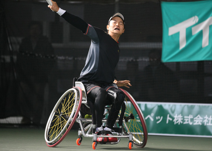 第23回 NEC全日本選抜車いすテニス選手権大会　　　　写真／阿部謙一郎