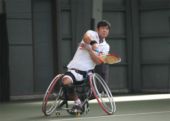 第23回 NEC全日本選抜車いすテニス選手権大会　　　　写真／阿部謙一郎