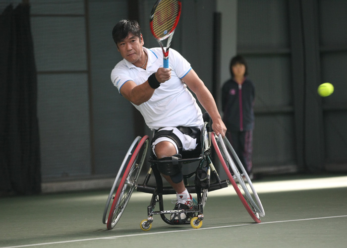 第23回 NEC全日本選抜車いすテニス選手権大会　　　　写真／阿部謙一郎