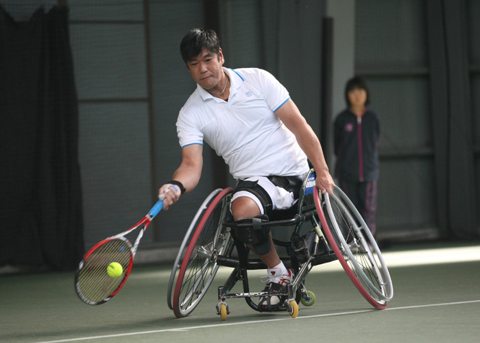 第23回 NEC全日本選抜車いすテニス選手権大会　　　　写真／阿部謙一郎