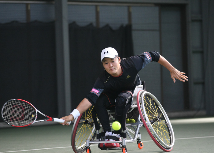 第23回 NEC全日本選抜車いすテニス選手権大会　　　　写真／阿部謙一郎