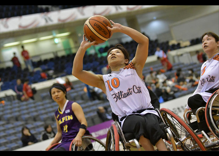 皇后杯第29回日本女子車いすバスケットボール選手権大会　　　　写真／八木敏久