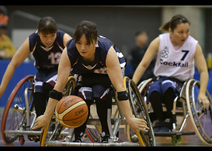 皇后杯第29回日本女子車いすバスケットボール選手権大会　　　　写真／八木敏久