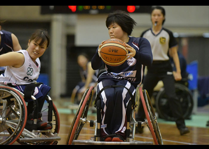 皇后杯第29回日本女子車いすバスケットボール選手権大会　　　　写真／八木敏久