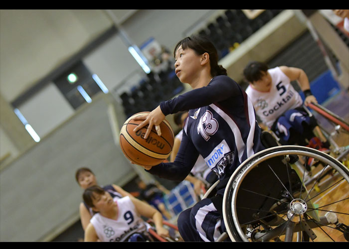 皇后杯第29回日本女子車いすバスケットボール選手権大会　　　　写真／八木敏久