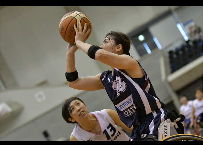 皇后杯第29回日本女子車いすバスケットボール選手権大会　　　　写真／八木敏久