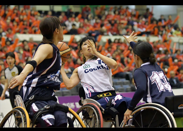 皇后杯第29回日本女子車いすバスケットボール選手権大会　　　　写真／八木敏久