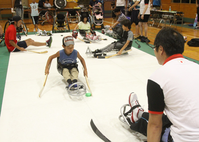 めざせパラリンピック！可能性にチャレンジ2014　　　　写真／阿部謙一郎