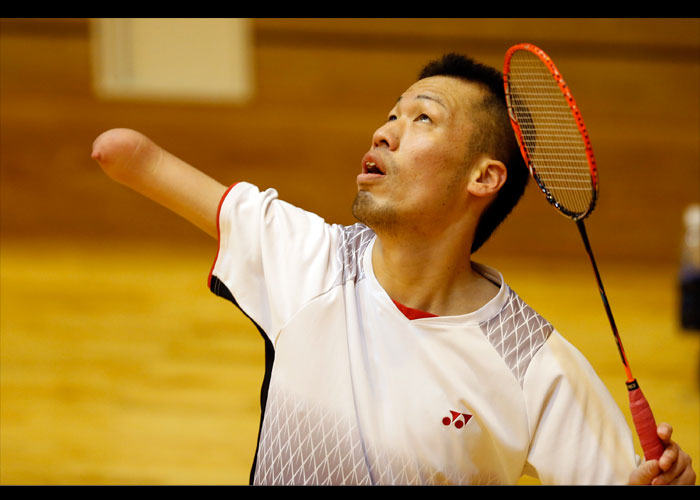 第１回日本障がい者バドミントン選手権大会　　　　写真／竹見脩吾