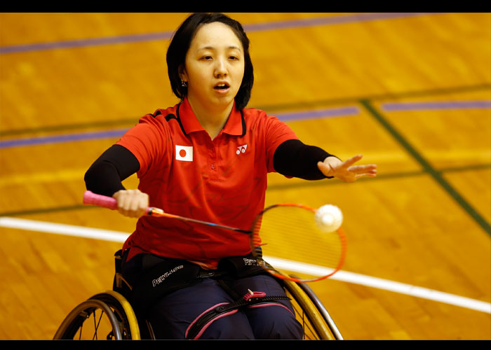 第１回日本障がい者バドミントン選手権大会　　　　写真／竹見脩吾