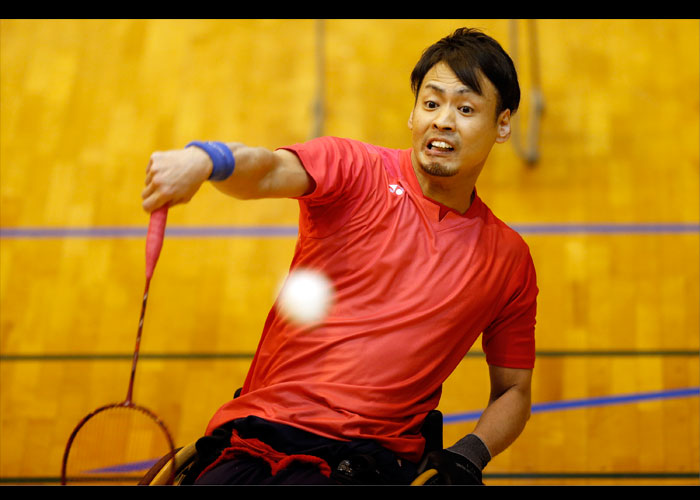 第１回日本障がい者バドミントン選手権大会　　　　写真／竹見脩吾