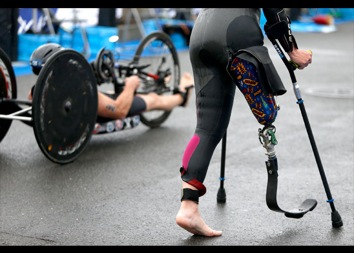 ITU世界パラトライアスロン横浜大会　　　　写真／竹見脩吾