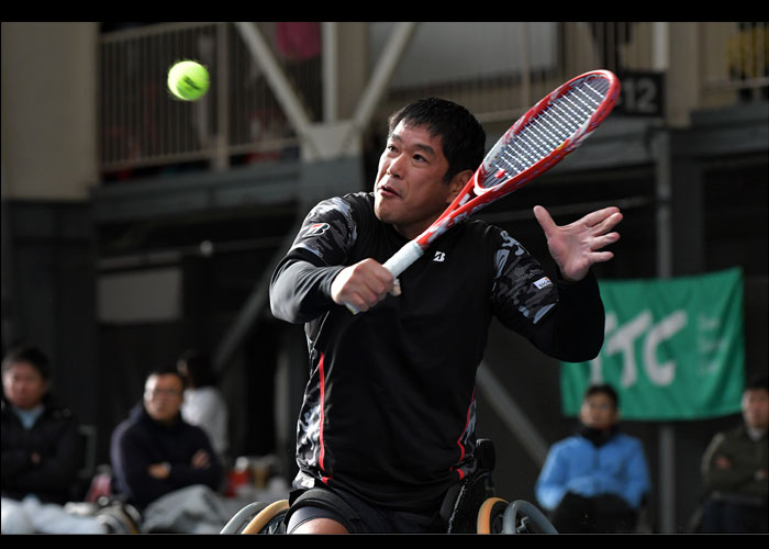 第28回 三井不動産 全日本選抜車いすテニスマスターズ　　　　写真／八木敏久