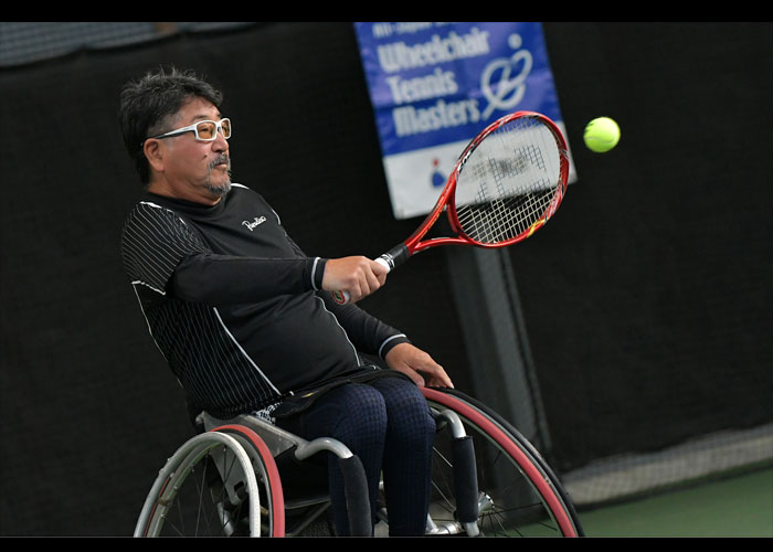 第28回 三井不動産 全日本選抜車いすテニスマスターズ　　　　写真／八木敏久