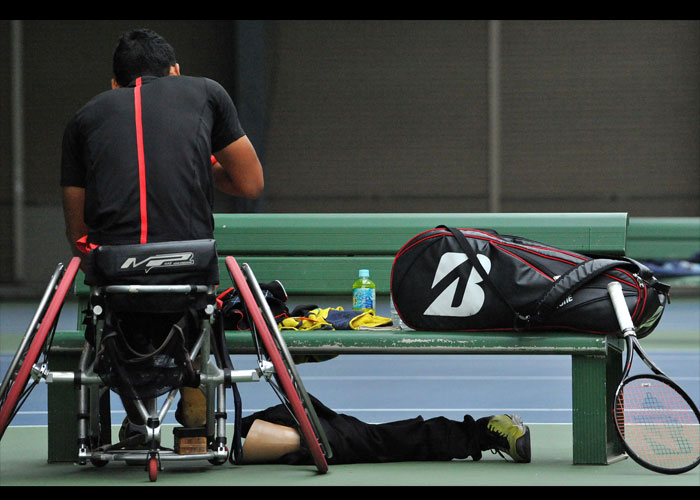 第28回 三井不動産 全日本選抜車いすテニスマスターズ　　　　写真／八木敏久