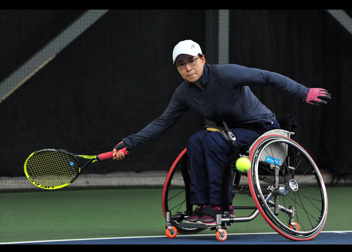 第28回 三井不動産 全日本選抜車いすテニスマスターズ　　　　写真／八木敏久