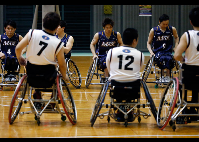 車椅子バスケットボール全国選抜大会　　　　写真／竹見脩吾