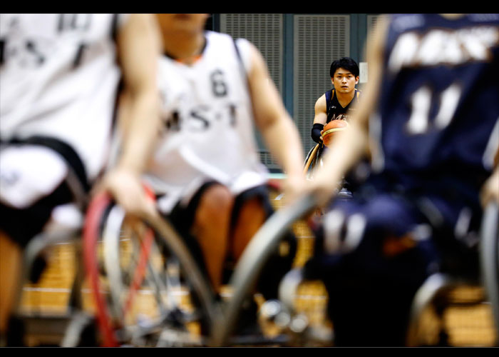 車椅子バスケットボール全国選抜大会　　　　写真／竹見脩吾