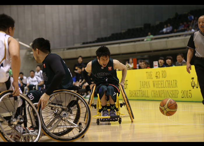 第43回日本車椅子バスケットボール選手権大会　　　　写真／阿部謙一郎