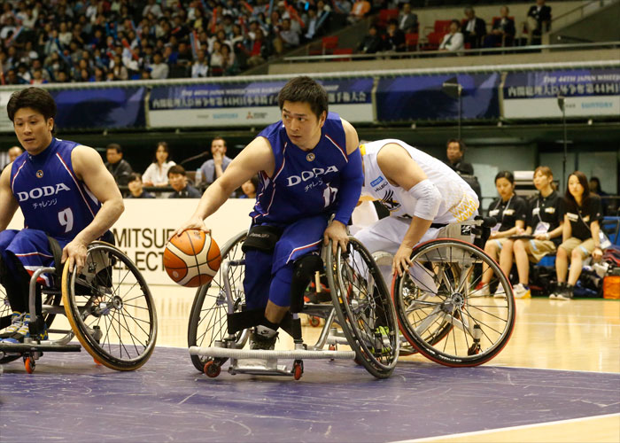 第44回日本車椅子バスケットボール選手権大会　　　　写真／阿部謙一郎