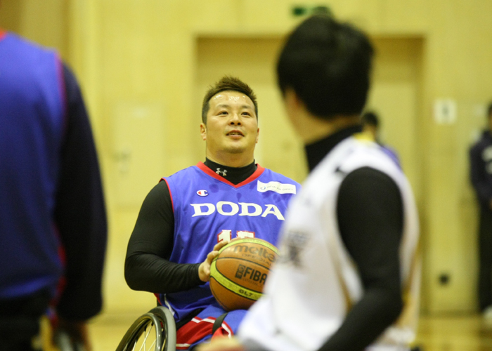 車椅子バスケットボール　京谷和幸　　　　写真／阿部謙一郎