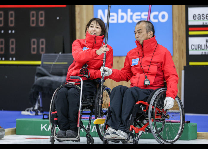 第21回 ナブテスコ 日本車いすカーリング選手権大会　　　　写真／竹見脩吾