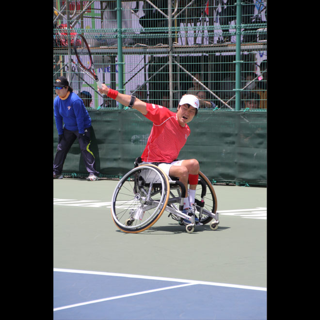 車いすテニス      JAPAN OPEN 2014      国枝慎吾