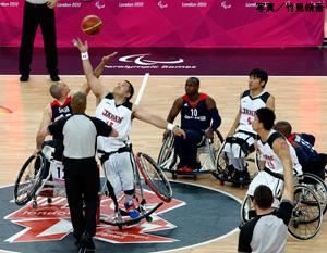 写真：車いすバスケットボール男子日本代表チーム