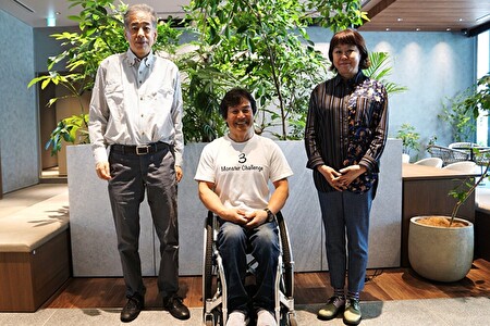 写真左から二宮・野島・伊藤