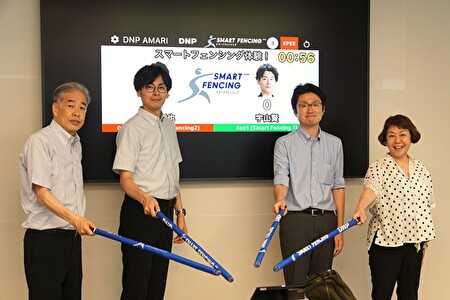 写真：左から二宮・宇山・天利・伊藤