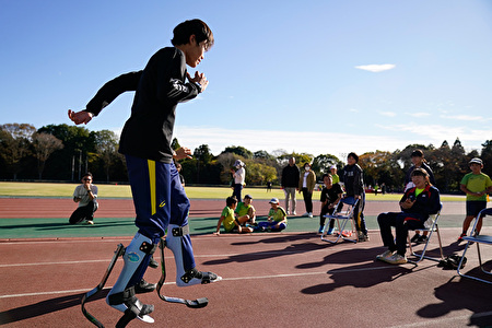 写真：あっと言う間に小走りができるようになりました！