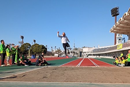 写真:山本さんのジャンプ