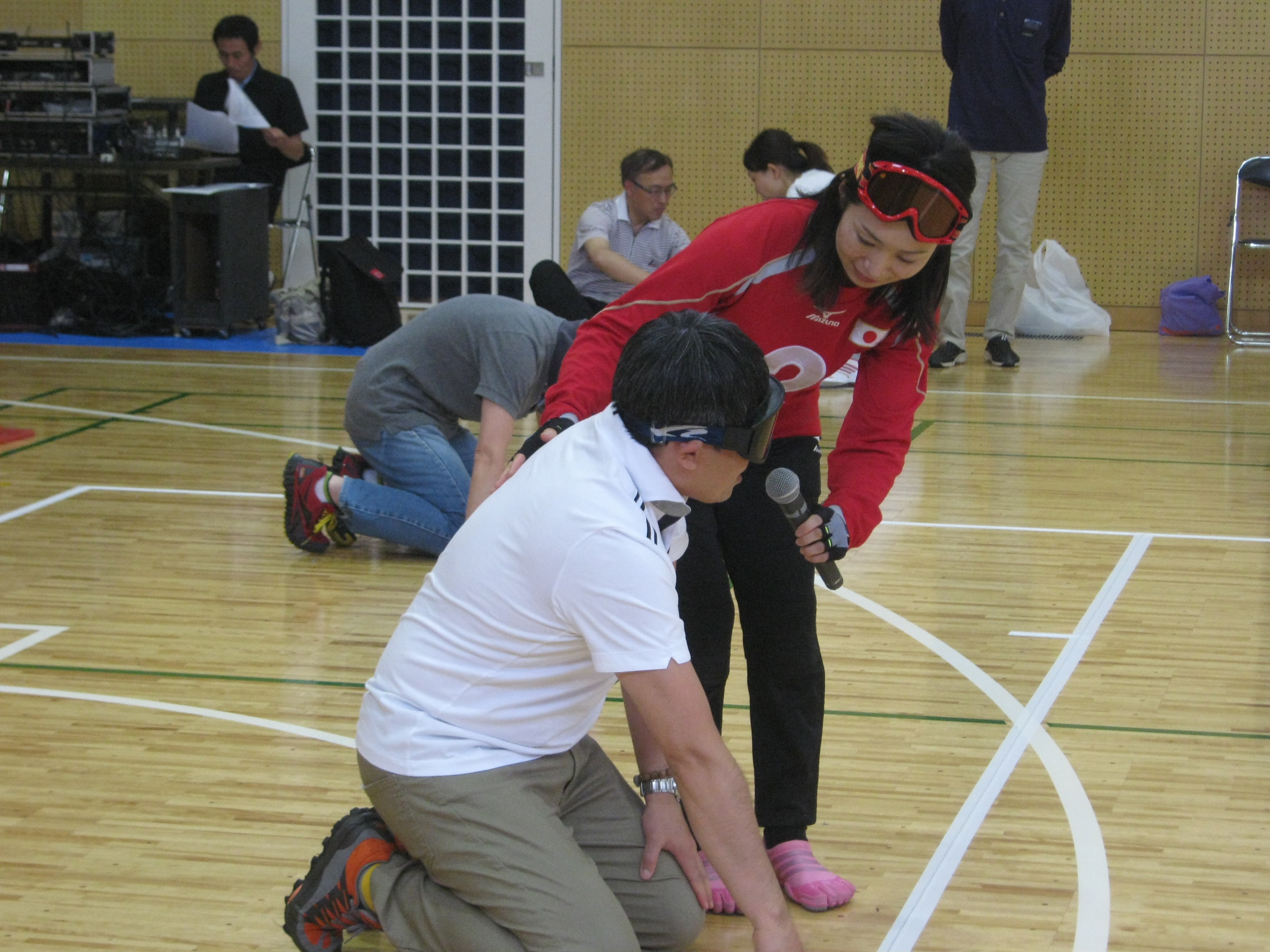 体験会を大いに盛上げてくれた浦田選手。